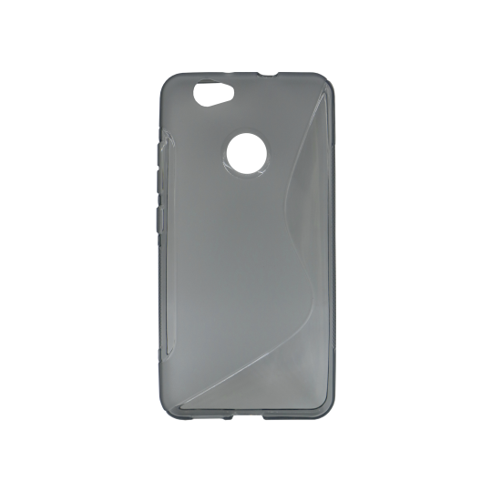 Huawei nova - Gumiran ovitek (TPU) - sivo-prosojen SLine