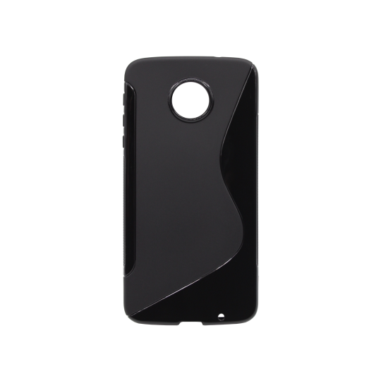 Motorola Moto Z - Gumiran ovitek (TPU) - črn SLine