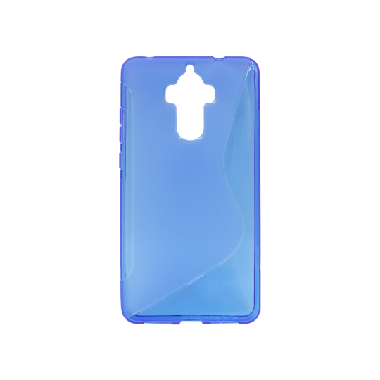 Huawei Mate 9 - Gumiran ovitek (TPU) - modro-prosojen SLine