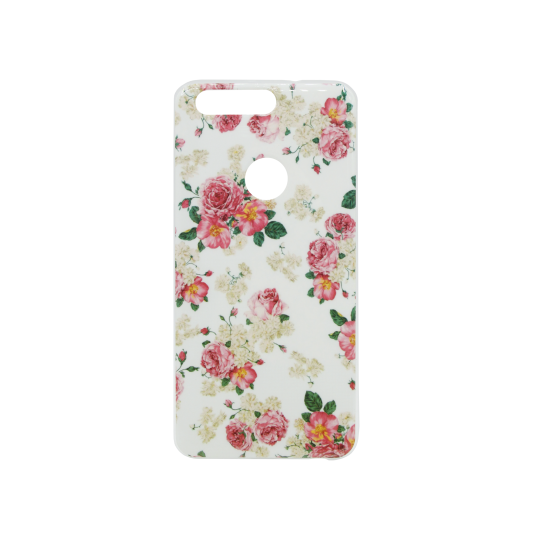 Huawei Honor 8 - Gumiran ovitek (TPUP) - Flowers