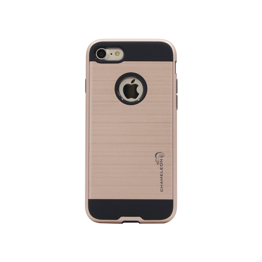 Apple iPhone 7/8 - Gumiran ovitek (ARM-01) - roza-zlat