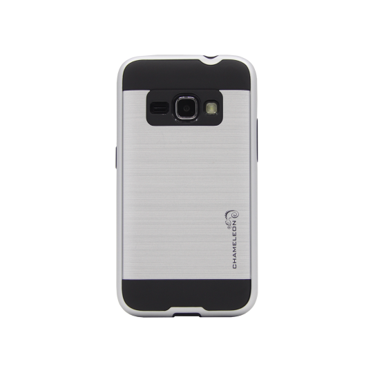 Samsung Galaxy J1 (2016) - Gumiran ovitek (ARM-01) - srebrn
