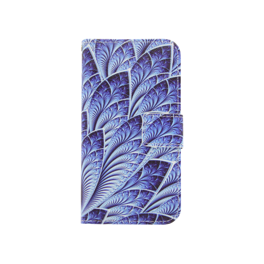 Samsung Galaxy A3 (2017) - Preklopna torbica (WLGP) - Blue leafs