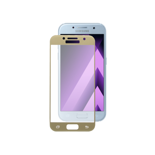 Samsung Galaxy A3 (2017) - Zaščitno steklo Excellence (0,33) - 3D, zlato