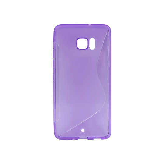 HTC U Ultra - Gumiran ovitek (TPU) - vijolično-prosojen SLine