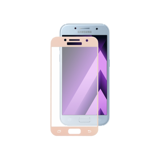 Samsung Galaxy A3 (2017) - Zaščitno steklo Excellence (0,33) - roza