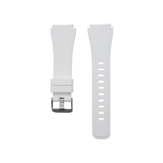 Silikonski pašček za Samsung Gear S3 (22mm) - bel