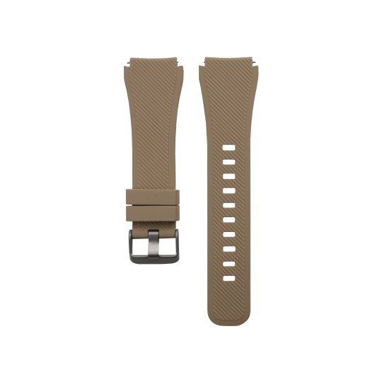 Silikonski pašček za Samsung Gear S3 (22mm) - bež