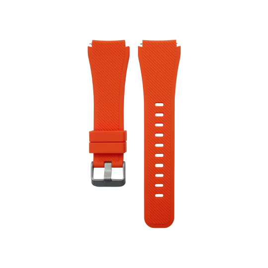 Silikonski pašček za Samsung Gear S3 (22mm) - oranžen