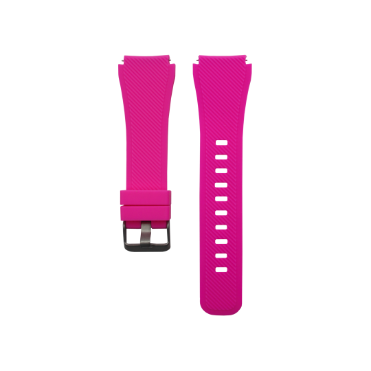 Silikonski pašček za Samsung Gear S3 (22mm) - roza