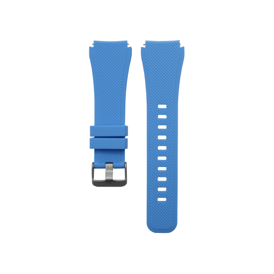 Silikonski pašček za Samsung Gear S3 (22mm) - svetlo moder