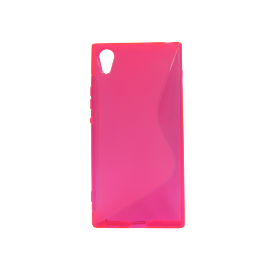 Sony Xperia XA1 - Gumiran ovitek (TPU) - roza-prosojen SLine