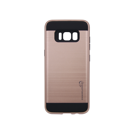 Samsung Galaxy S8+ - Gumiran ovitek (ARM-01) - roza-zlat