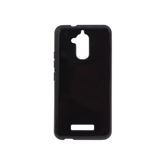 Asus Zenfone 3 Max ZC520TL - Gumiran ovitek (TPU) - črn svetleč