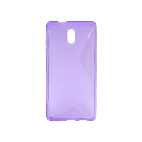 Nokia 3 - Gumiran ovitek (TPU) - vijolično-prosojen SLine