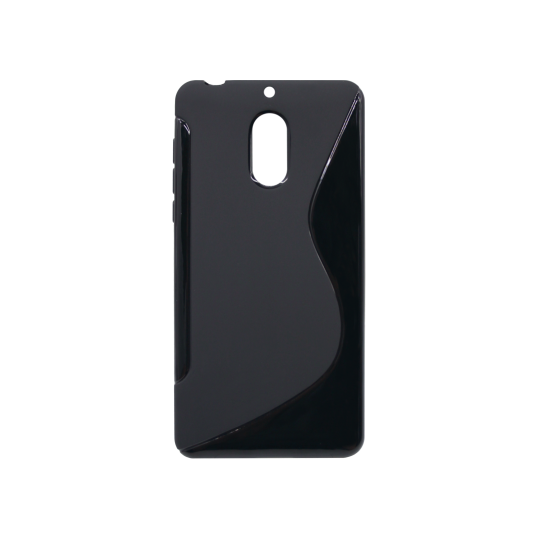 Nokia 6 - Gumiran ovitek (TPU) - črn SLine
