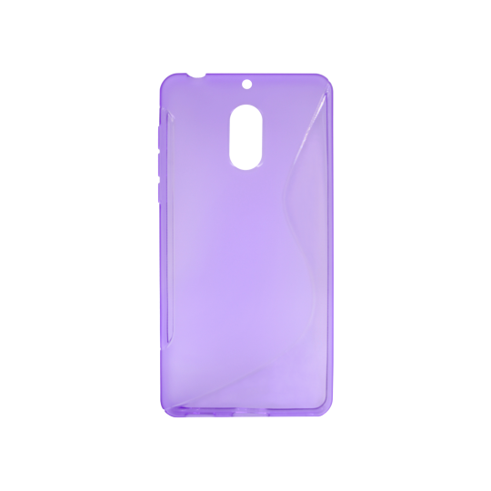 Nokia 6 - Gumiran ovitek (TPU) - vijolično-prosojen SLine