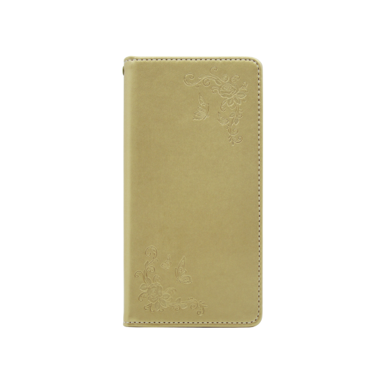 Samsung Galaxy S8+ - Preklopna torbica (WLGO-Butterfly) - zlata