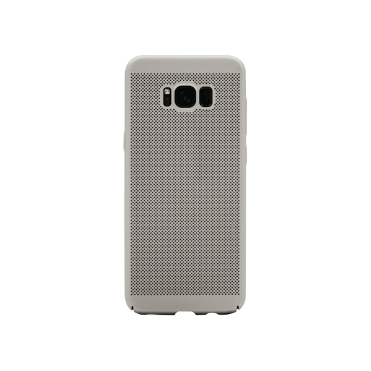 Samsung Galaxy S8+ - Okrasni pokrovček (65H) - srebrn