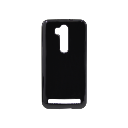 Asus Zenfone Go ZB552KL - Gumiran ovitek (TPU) - črn svetleč