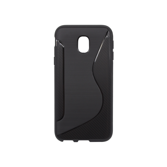 Samsung Galaxy J3 (2017) - Gumiran ovitek (TPU) - črn CS-Type