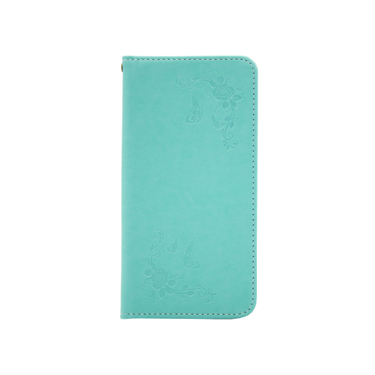 Apple iPhone X / XS - Preklopna torbica (WLGO-Butterfly) - zelena