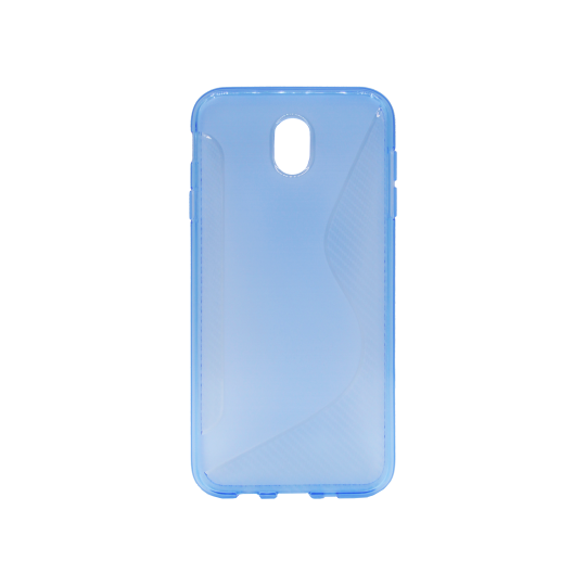 Samsung Galaxy J7 (2017) - Gumiran ovitek (TPU) - modro-prosojen CS-Type