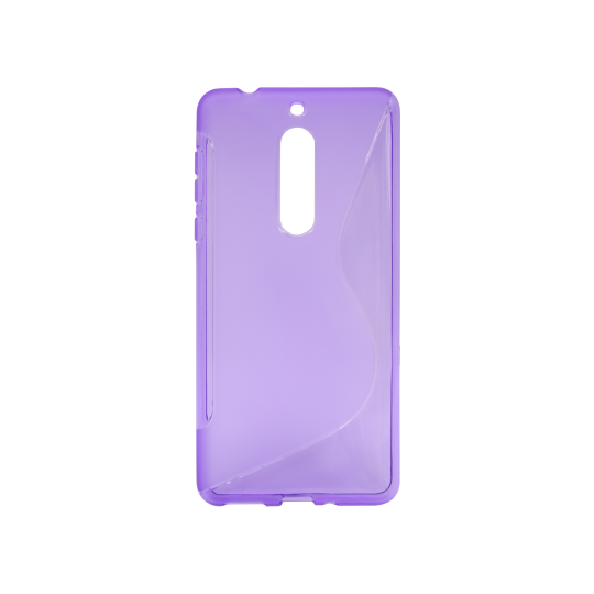 Nokia 5  - Gumiran ovitek (TPU) - vijolično-prosojen SLine
