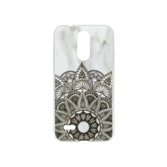 LG K10 (2017) - Gumiran ovitek (TPUP) - Marble 3