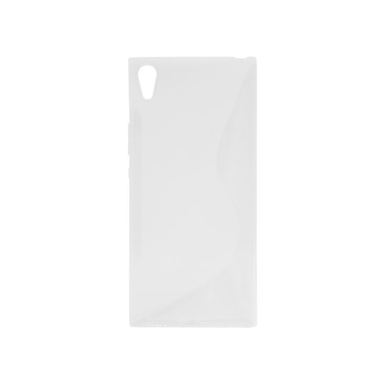 Sony Xperia XA1 Ultra - Gumiran ovitek (TPU) - belo-prosojen SLine