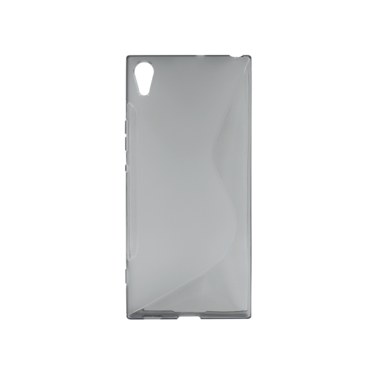 Sony Xperia XA1 Ultra - Gumiran ovitek (TPU) - sivo-prosojen SLine