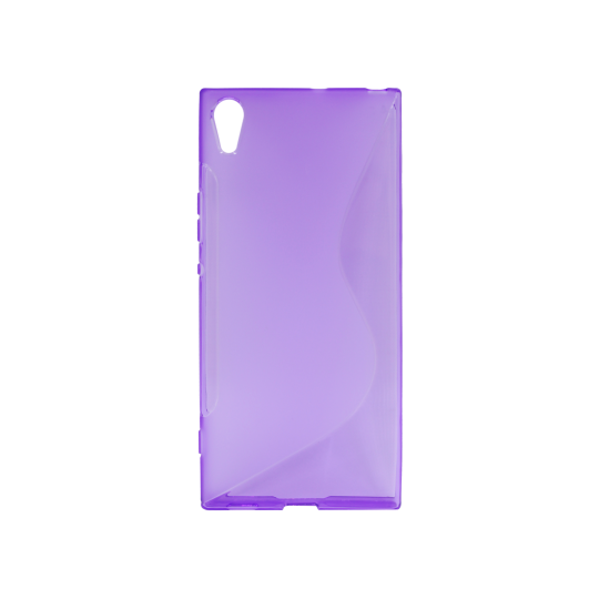 Sony Xperia XA1 Ultra - Gumiran ovitek (TPU) - vijolično-prosojen SLine