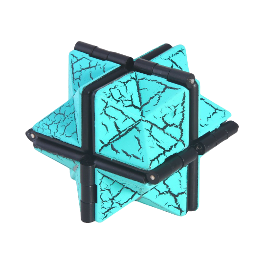 Fidget neskončna magična kocka (HEX) - turkizna