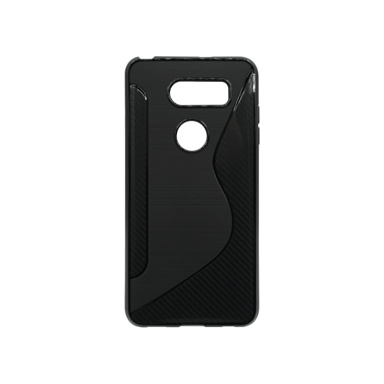 LG V30 - Gumiran ovitek (TPU) - črn CS-Type