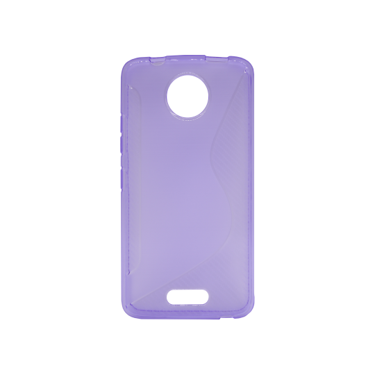 Motorola Moto C - Gumiran ovitek (TPU) - vijolično-prosojen CS-Type