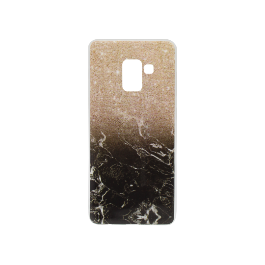 Samsung Galaxy A8 (2018) - Gumiran ovitek (TPUP) - Marble 1