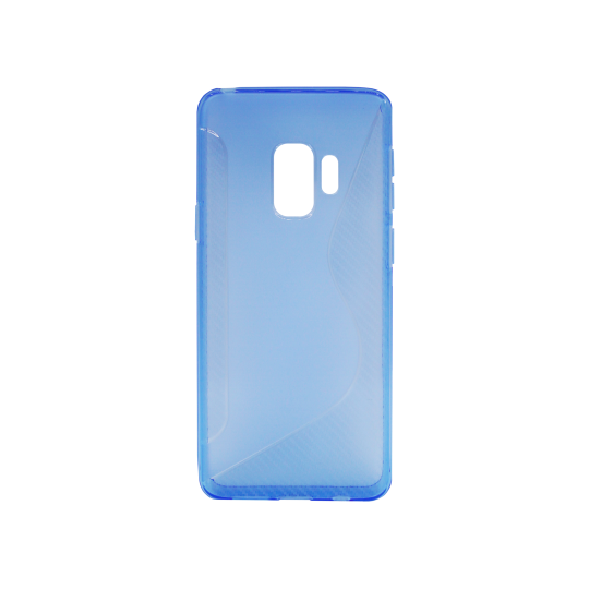 Samsung Galaxy S9 - Gumiran ovitek (TPU) - modro-prosojen CS-Type