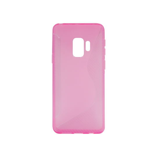 Samsung Galaxy S9 - Gumiran ovitek (TPU) - roza-prosojen CS-Type