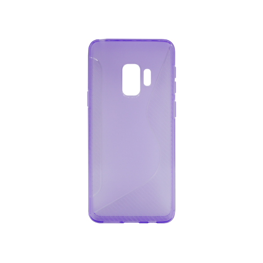 Samsung Galaxy S9 - Gumiran ovitek (TPU) - vijolično-prosojen CS-Type