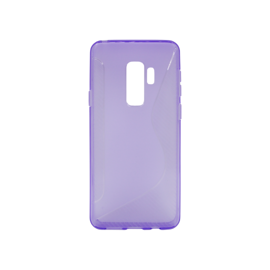 Samsung Galaxy S9+ - Gumiran ovitek (TPU) - vijolično-prosojen CS-Type