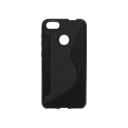 Huawei P9 Lite mini - Gumiran ovitek (TPU) - črn CS-Type