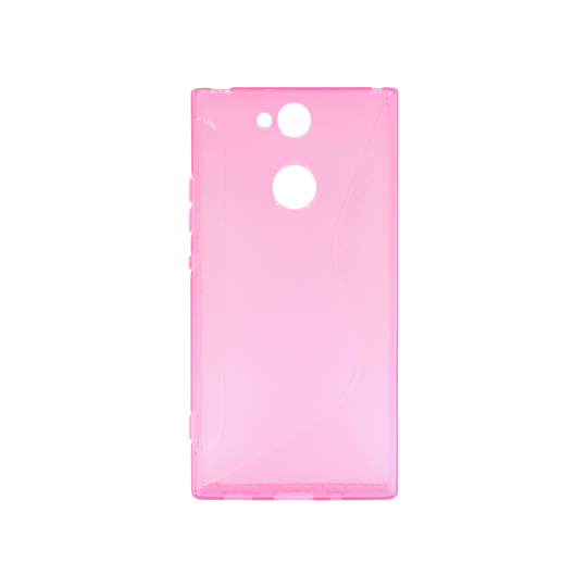 Sony Xperia XA2 - Gumiran ovitek (TPU) - roza-prosojen CS-Type