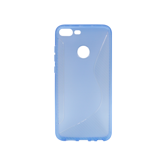 Huawei Honor 9 Lite - Gumiran ovitek (TPU) - modro-prosojen CS-Type