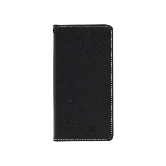 Huawei P20 - Preklopna torbica (WLGO-Butterfly) - črna