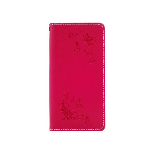 Huawei P20 - Preklopna torbica (WLGO-Butterfly) - rdeča