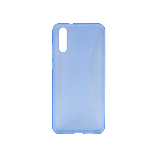 Huawei P20 - Gumiran ovitek (TPU) - modro-prosojen CS-Type