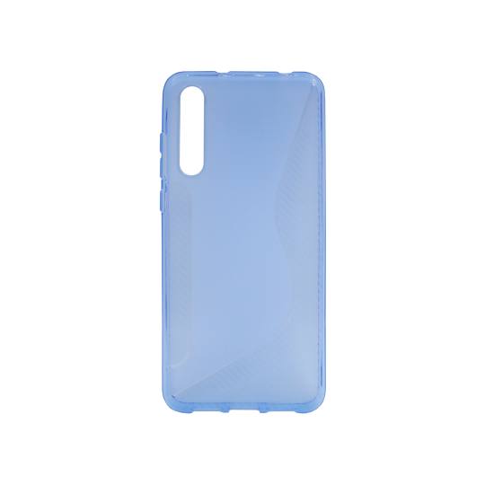 Huawei P20 Pro - Gumiran ovitek (TPU) - modro-prosojen CS-Type