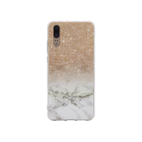 Huawei P20 - Gumiran ovitek (TPUP) - Marble 2