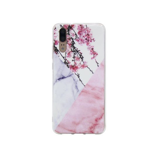 Huawei P20 - Gumiran ovitek (TPUP) - Marble 4