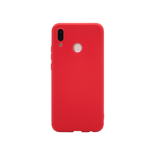 Huawei P20 Lite - Gumiran ovitek (TPU) - rdeč MATT